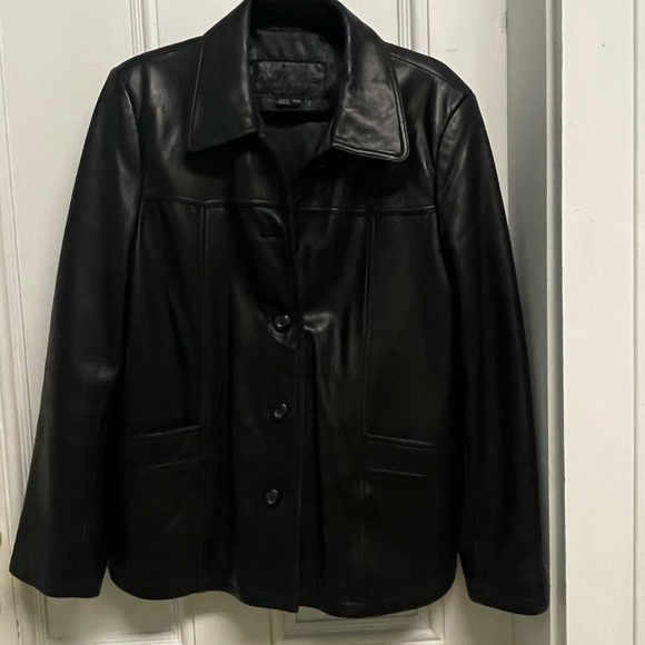 NUAGE Leather Jacket - Picture 1 of 12